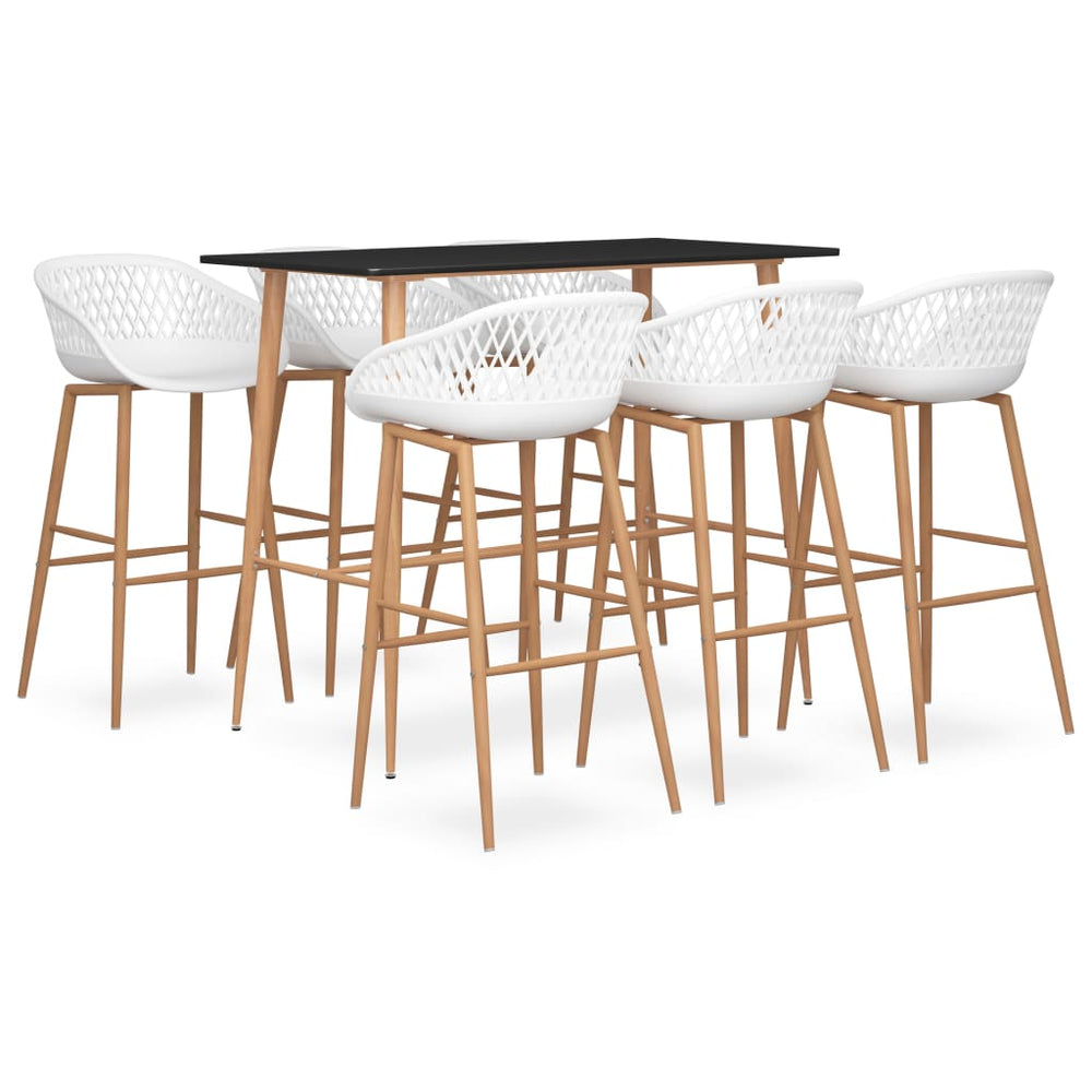Ensemble de bar 7 pcs  et blanc