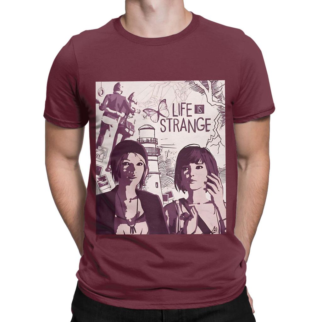 Life is strange purple Funny Graphic 100 Cotton TShirt Life Is Strange Tees Tops For Unisex