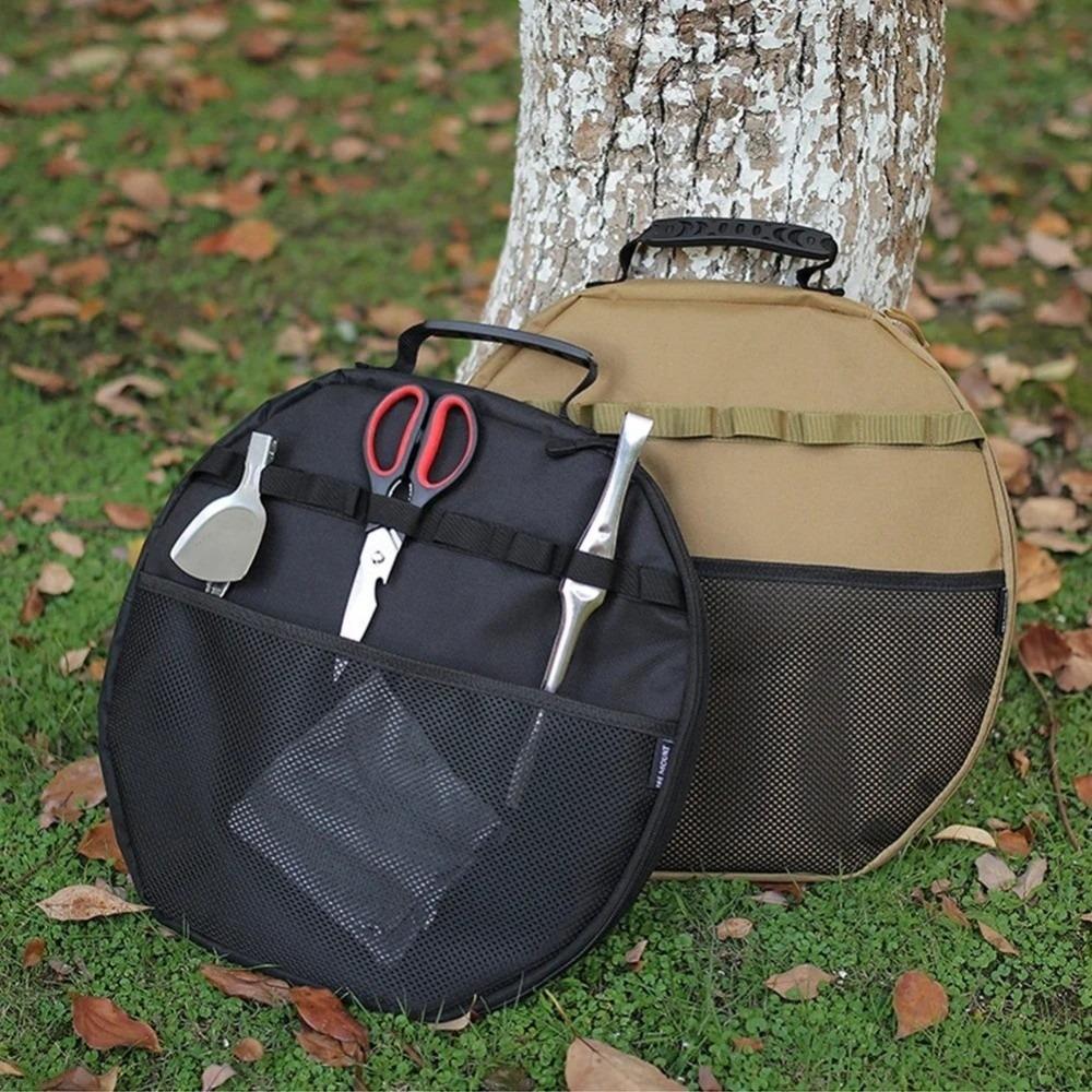 Bolsa de Almacenamiento Portátil para Sartén Oxford, Bolsa Multifunción para Cocina de Picnic al Aire Libre, Bolsas Tote para Repostería, Olla de Hierro Fundido para Acampar