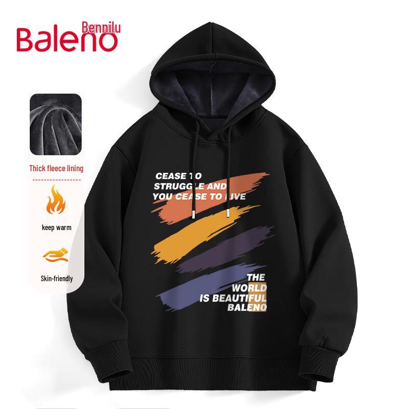 

Baleno Men s Winter Fleece Hooded Pullover Sweatshirt 3XL