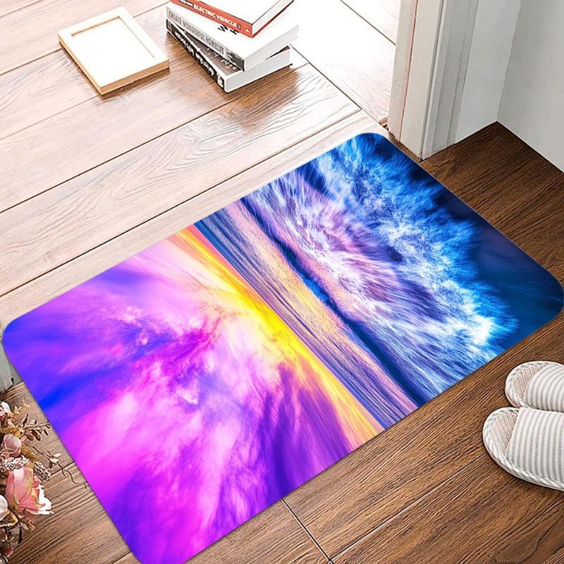 Surreal Scenery Printing Non-Slip Small Rug Waterproof Easy To Clean Floor Mat for Indoor Outdoor Use Durable Home Decor Fashion