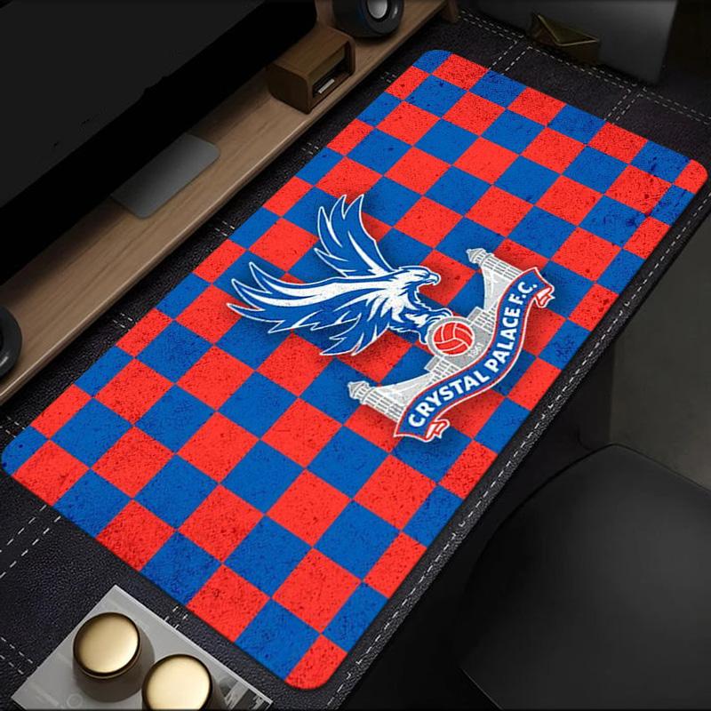 Crystal Palace Football Club mouse pad, rubber base, esports desk mat, mouse pad for gamers and office use, gaming desk , easy to clean mat