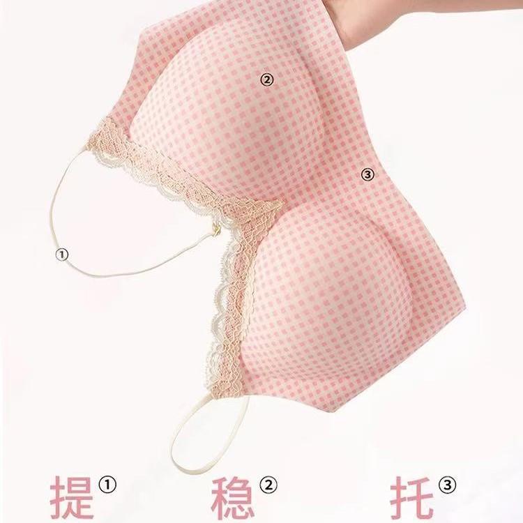 No steel ring sweet first love girl seamless breast anti-sagging bra cover