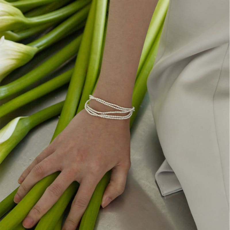 

MONDAY EDITION [MJxME] Petite Pearl Bunch Bracelet 15.5cm