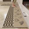 Cartoon Easy-Care Crystal Velvet Non-Slip Dirt-Resistant Cuttable Kitchen Floor Mat