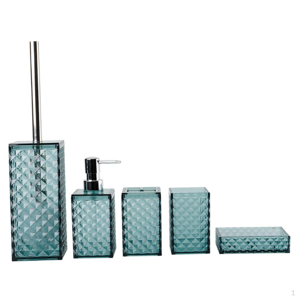 5-częściowy zestaw akcesoriów łazienkowych Mydelniczka Dekor Nowoczesny Praktyczny Do Użytku Domowego Mieszkaniowego