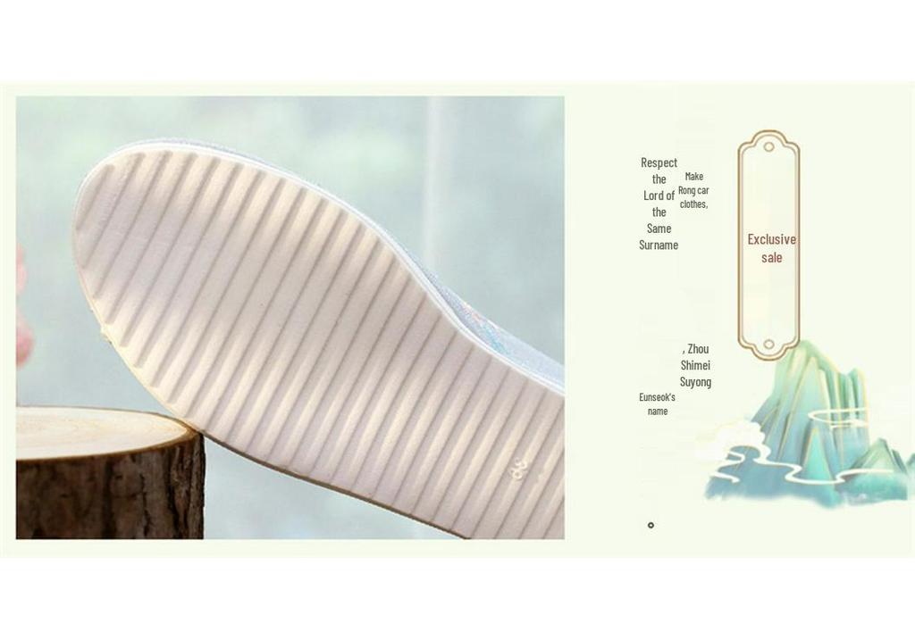 Frühling Sommer Kreuzbein Hanfu Damen Stickerei Schuhe: Antiker Stil, Erhöhte Sohle
