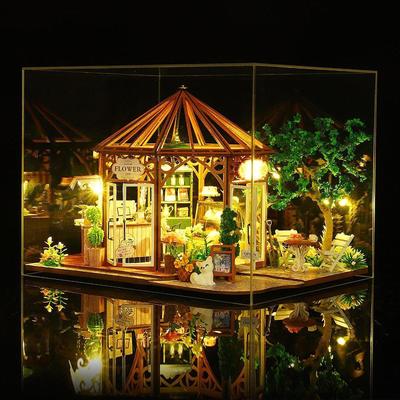 DIY Miniature Dollhouse Kits Creative Home Decor Handmade Mini House Building with Furniture