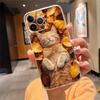 Phone Case For iPhone 17 Pro Max Air 16 15 14 13 Pro Max 15 16 Pro 15Plus Flower Cat Silicone Cover