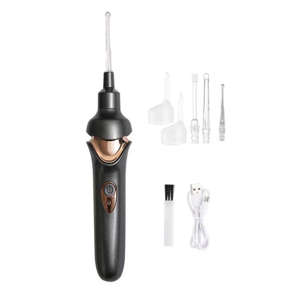 USB Rechargeable Electric Ear Pick Soft Ear Spoon Head Ear Cleaner Remover  Children/Adults
