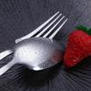 430 Stainless Steel Knife and Fork Spoon Small Waist Wooden Handle Western Tableware Set Portuguese Tableware Steak Knife and Fork