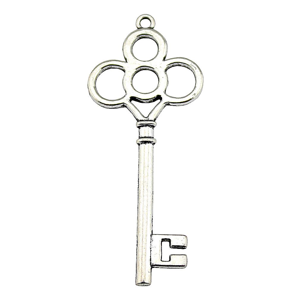 Key Charms Multi Color Alloy Key Tools Pendants For Gothic Themed Jewelry
