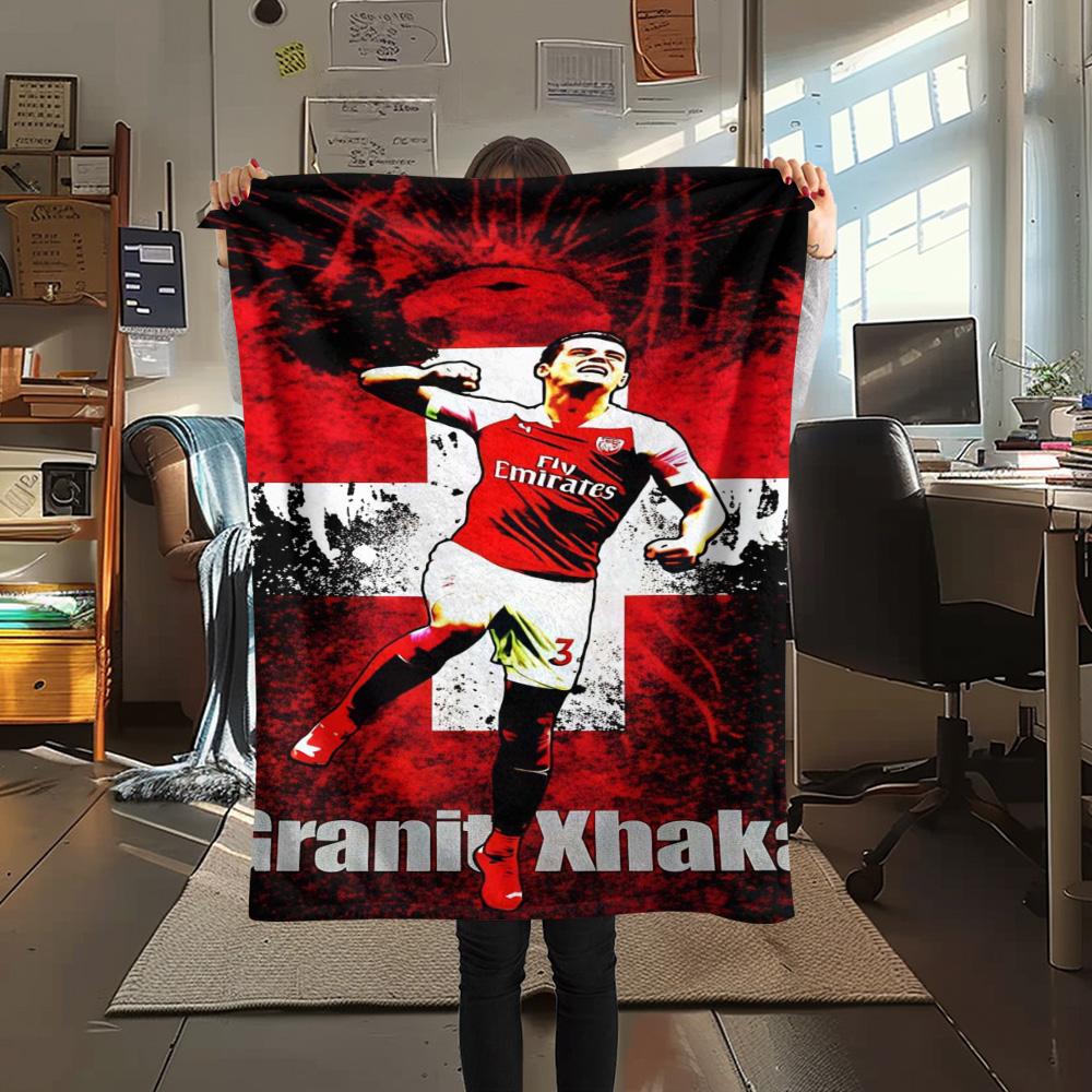 Arsenal F Print FlAannel Blanket, High Quality Comfortable for All Seasons, Home Decor, Warmth and Comfort
