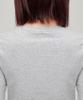 MUSINSA STANDARD WOMAN Women'S Slim Crop Crew Neck Long Sleeve T-Shirt [Medium Grey]