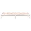 Extendable Daybed White 2x(80x200) cm Solid Pine Wood