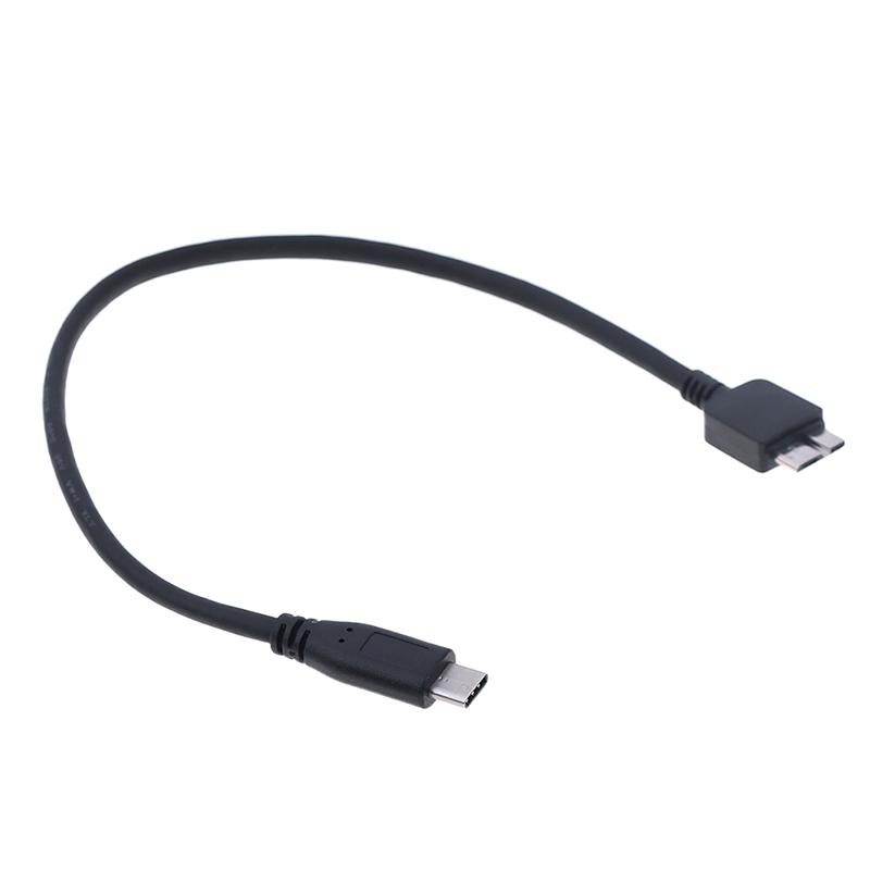Usb C To Micro Usb Cable Type C To Micro B Cable For Hdd Hard Disk 30Cm