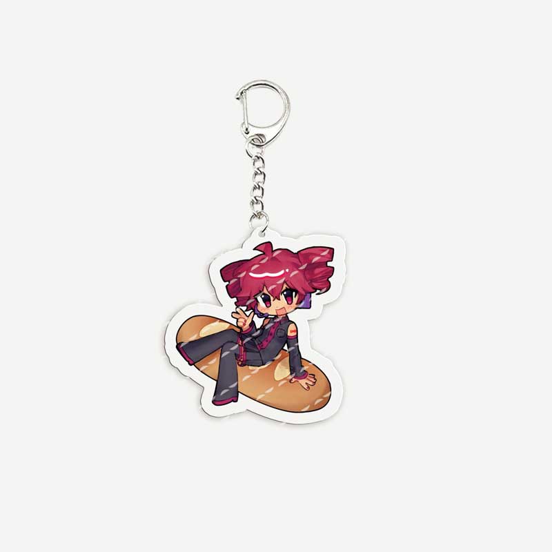 Portachiavi di Kasane Teto per Accessori Borsa Acrilico Idol Giapponese Ciondolo Portachiavi Catene Accessori Gioielli Amici FAN Regali