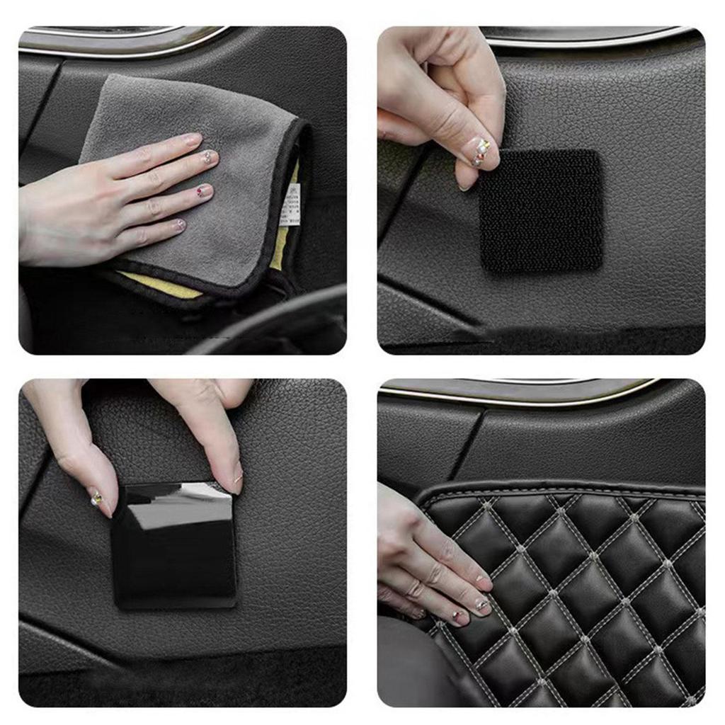 20/40/60PCS Carpet Fixing Stickers Double Sided High Adhesive Home Car Floor Mats Foot Mats Fixed Patches Anti Skid Grip Tapes