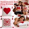 Valentinstag-Herz-Kissenbezug aus Kunstfell, weicher Plüsch, Dekoration für Sofa, Couch und Zuhause