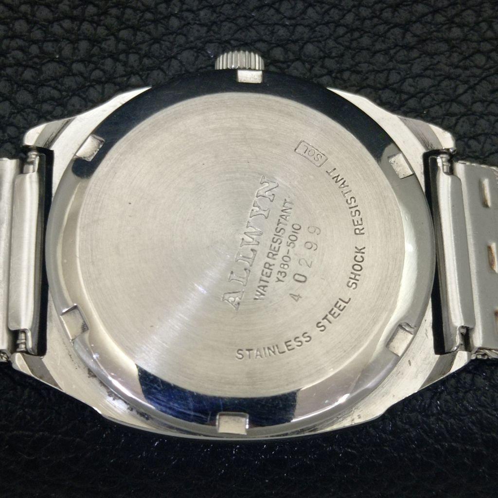 VINTAGE ALLWYN HAND-WINDING 6300A INDIA MENS ORIGINAL DIAL WATCH A704001-1