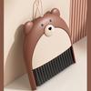 Little Bear Desktop Broom & Dustpan Set: Compact Bed Hair Sweeper & Keyboard Brush