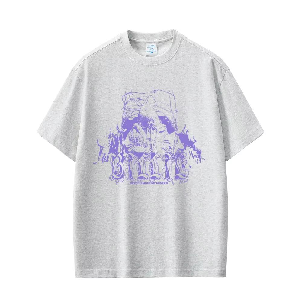 

Happier Than Ever I Didnt Change My Number Merch Tshirt Men Women Fashion Pop Music T Shirts Unisex Hip Hop Shortsleeved top 4XL