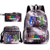 Rainbow Friends Surrounding Backpack Elementary School Student Starry Sky School Bag Three-piece Set