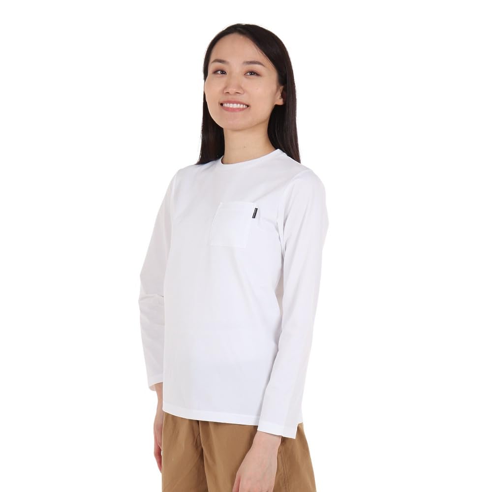 

The North Face Long Sleeve Airy Relax UV Size L Women s Tee, Protection, White, белый
