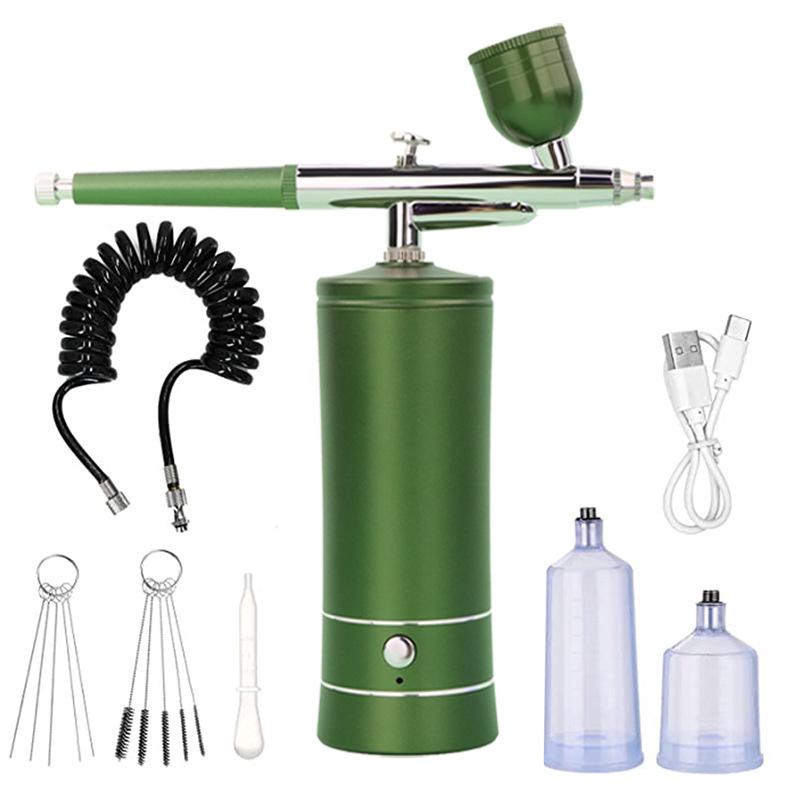 Electric Airbrush Air Compressor Kit for Beauty, Nail Art, and Painting Oxygen Injection