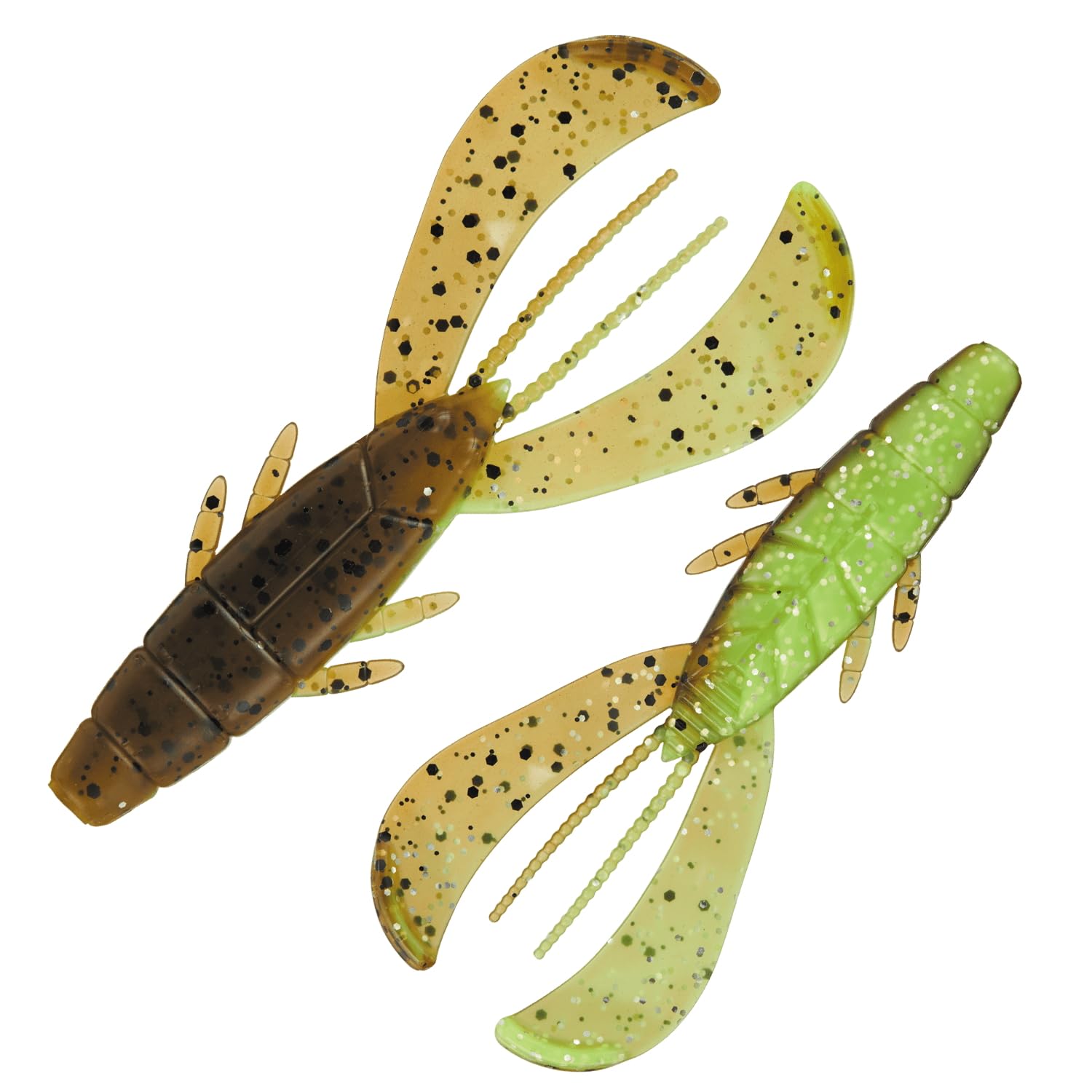 Major Craft Rockfish Worm Rockriver Lucky Claw inch Green Pumpkin Chart 3.2 #004