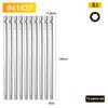 BESTIR 10pcs Hexagon Screwdriver Bit Set 1.5mm-6mm Alloy Steel Single Head Magnetic 1/4" Hex Shank Pneumatic Hexagon Batch Head