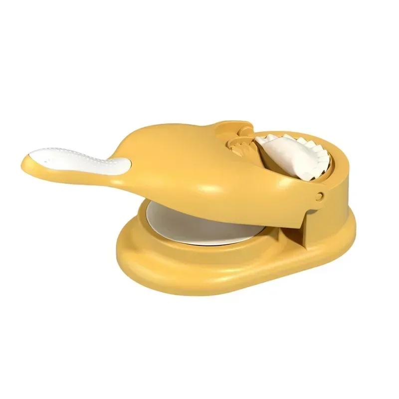 Dumpling 2 In1 Maker DIY Kit Wrapper Presser Dough Pressing Ideal for Home Cooking Dough Skin Molder Machine Kitchen Gadgets