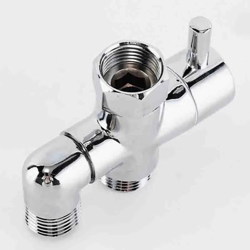 Mosazný 3cestný 1/2 ventilový přepínač pro sprchovou hlavici, konvertor pro toaletu, bidet, sprchu, koupelnu, kuchyň