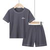 Children's pajamas Modal boys long-sleeved trousers summer middle and older children's loungewear parent-child suit girls' air-conditioned clothing