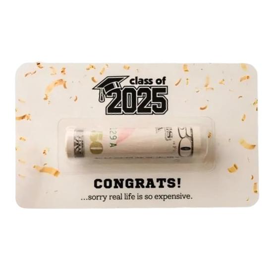 Graduation Money Holder Class of 2025 Congrats Grad Cash Holder with Plastic Cover Graduation Gift Card