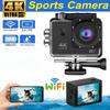 Minlang 1080P 30fps Waterproof Night Vision Action Camera WiFi 2.0-inch Screen Mini Portable Helmet Cam for Cycling Hiking