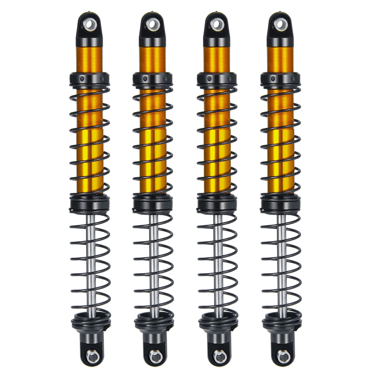 

4 RC Shock Absorbers, Aluminum Shocks, 120mm, IR Racing Shocks for SCX10 90046 RC Crawler (4 pieces)