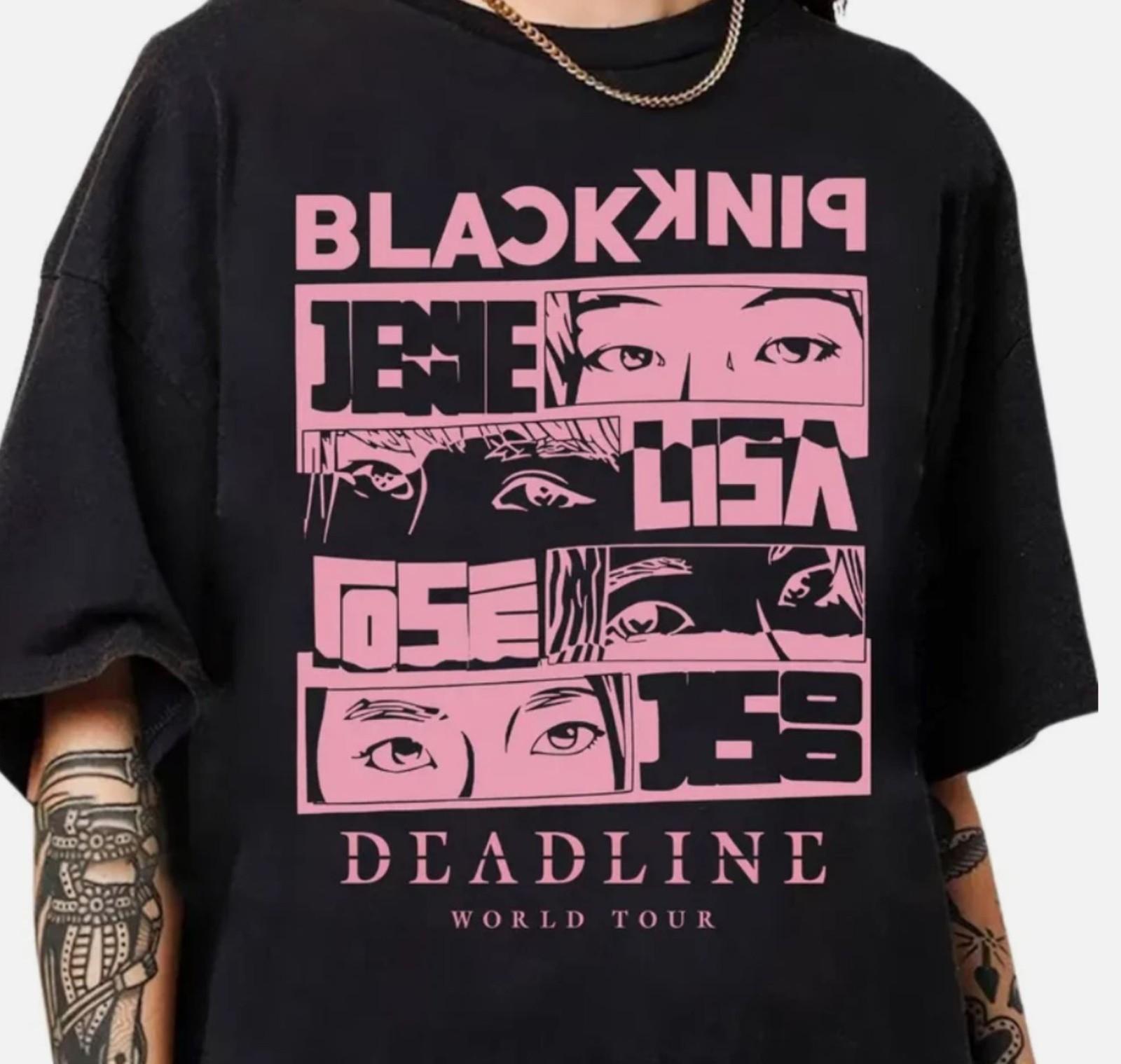 BlackPink Shirt, Born Pink shirt, Kpop Merch Shirt, Blackpink World Tour tee NWT L