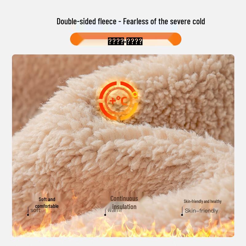 LangSha Women's 500g High-Waist Fleece-Lined Winter Leggings