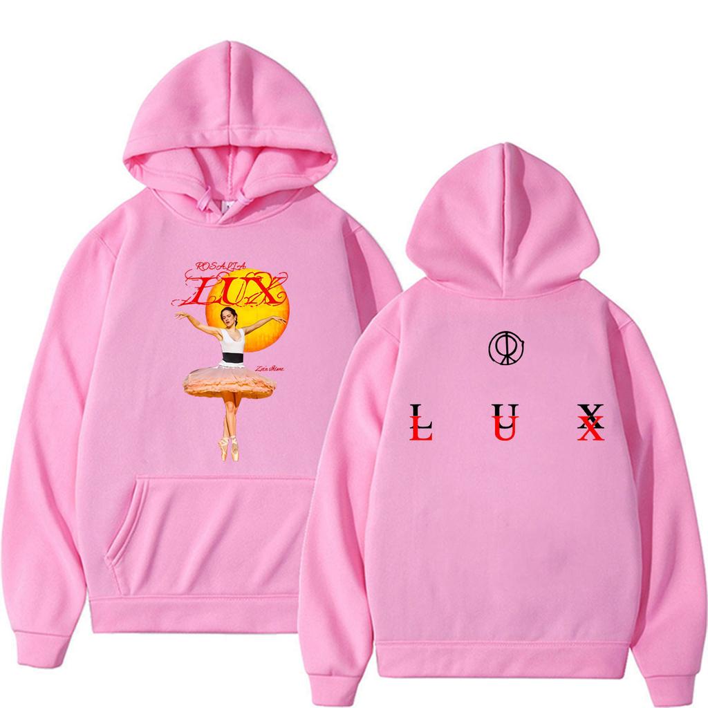 Singer Rosalia Lux Tour 2026 Print Hoodie Unisex Fashion Gothic Hot Sale Oversized Hoodies Long Sleeve Loose Tops Sweatshirts