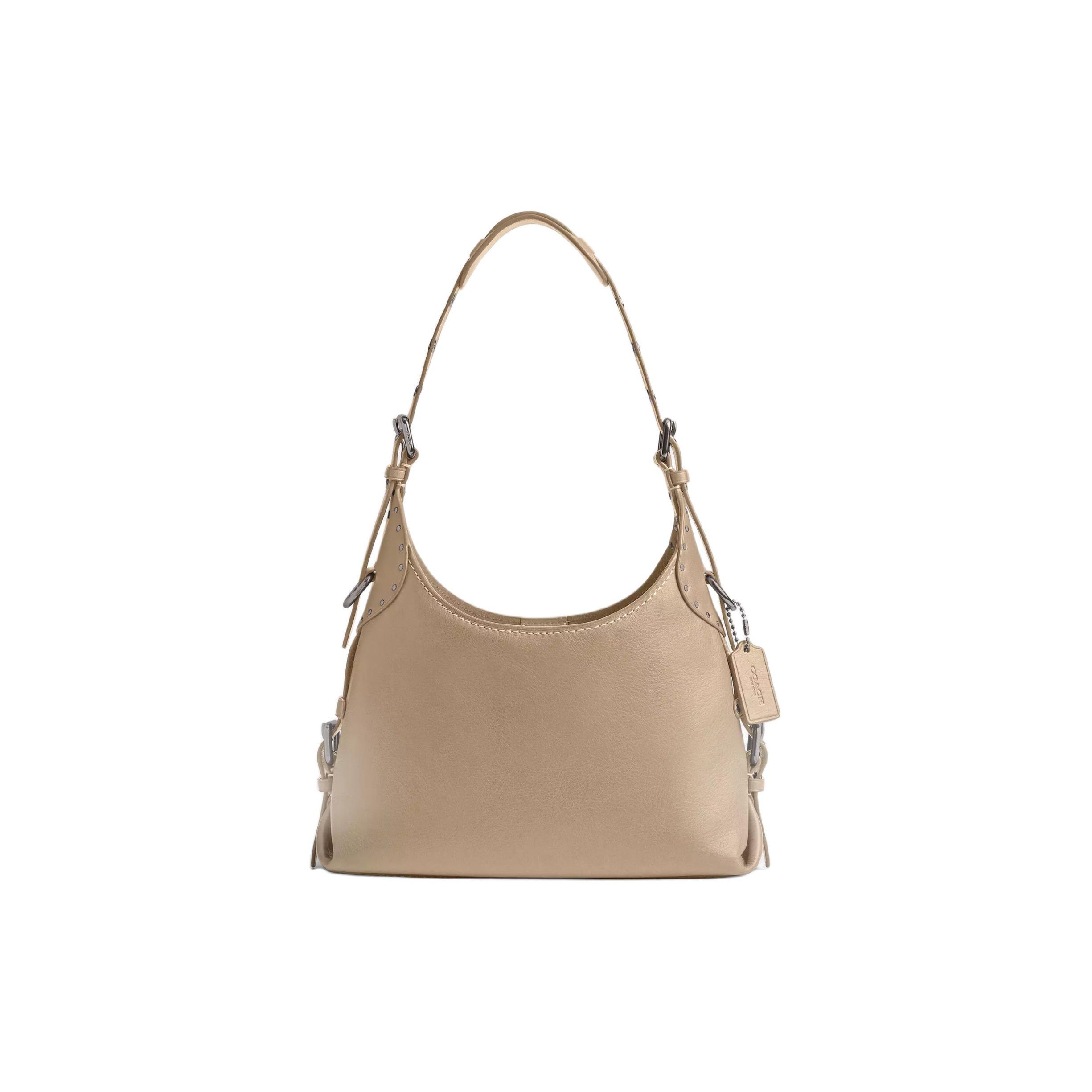 

Coach Cargo 28 Fashion Casual Solid Color Pebbled Leather Tote Shoulder Bag Large Women Bags Silver CT722-LHSBM Basic Set (Bag+Dust Bag)