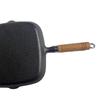 ZISIZ Cast Iron Striped Steak Pan