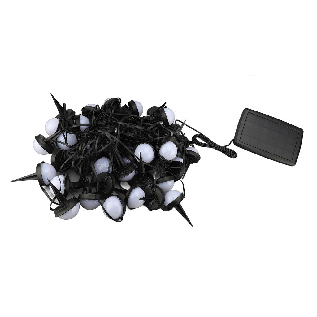 Ghirlandă Luminoasă Solară 50 Becuri Fără Fir Decorativă IP66 Impermeabilă Ghirlandă Luminoasă pentru Curte Exterioară