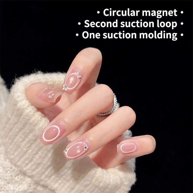 Schwarzes Loch Form Katzenauge Nagelkunst Magnet Sauger Hohl Katzenauge Nagelkunst Effekt Magnetischer Ring für Magnetischer Gel-Lack Maniküre Werkzeug