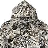 Palace Sticker Print Hoodie Unisex Tops Black P20CS042