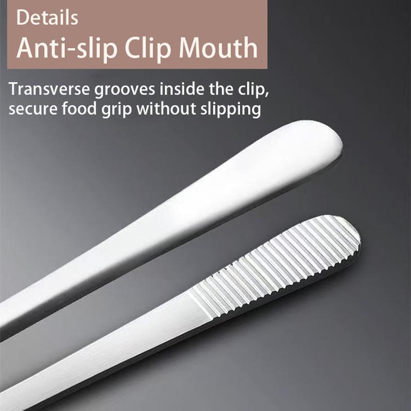 1 ud. Pinzas de Cocina de Acero Inoxidable de 12 Pulgadas Pinzas Extra Largas para Cocinar para Barbacoa Herramientas de Barman Pinzas para Alimentos CFQJ007