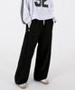 UMM Women'S Snap Button Adjustable Hem Wide Training Pants 5 Colors