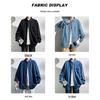 MEDE Men's Japanese Retro Loose Fit Long-Sleeve Shirt