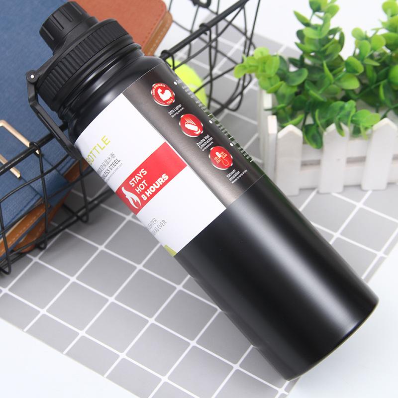 Large Capacity 304 Stainless Steel Sports Water Bottle for Fitness Outdoor Travel Car Cup - New 2025 Model