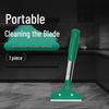 Upgraded Heavy Duty Aluminum Alloy Putty Knife with Thick Black Blade for De-gluing Floor Tiles and Kitchen Use